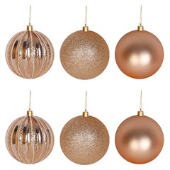Bola tb luminous 6cm 6pcs champanhe               cx:024