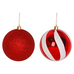 Bola tb circus 10cm 2pcs vermelho               cx:024