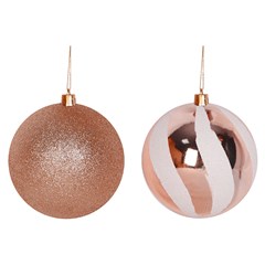 Bola tb circus 10cm 2pcs champanhe             cx:024