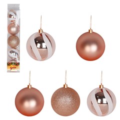 Bola tb circus 7cm 5pcs champanhe                cx:024