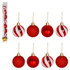 Bola tb circus 5cm 8pcs vermelho                 cx:024