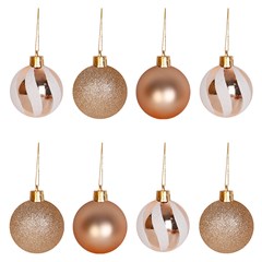 Bola tb circus 5cm 8pcs champanhe               cx:024