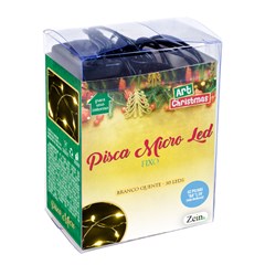 Pisca micro led 50led bco quente 5m a pilha     cx:100