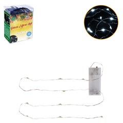 Pisca micro led 50led bco frio 5m a pilha     cx:100
