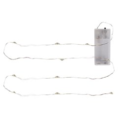 Pisca fixo micro led 50led color 5m a pilha