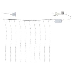 Pisca cortina ??? 600led bco frio 3mx2mx10 fios bivolt 8f  cx:025