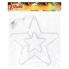 Estrela 50led color 32cm bivolt 8f       cx:024