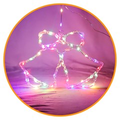 Sino duplo 50led color 34cm bivolt 8f