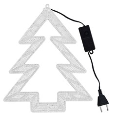 Arvore iluminada 800led bco quente 5x37x47cm bivolt 8f     cx:008