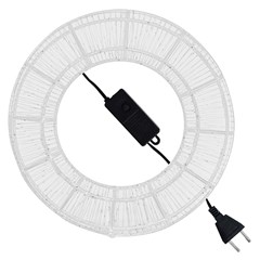 Guirlanda iluminada 800led bco quente 45cm bivolt 8f                         cx:008