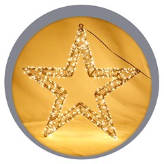 Estrela iluminada 800led bco quente 45cm bivolt 8f           cx:008