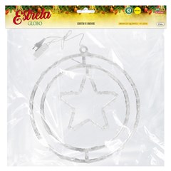Estrela no globo 47led bco quente 32cm bivolt 8f                    cx:018