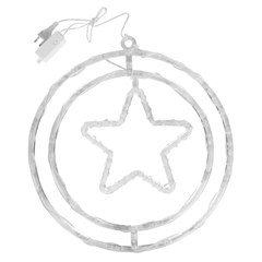 Estrela no globo 47led bco quente 32cm bivolt 8f                    cx:018