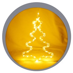 Arvore 24led color 32cm bivolt 8f         cx:024