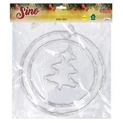 Arvore no globo 47led color 32cm bivolt 8f              cx:018