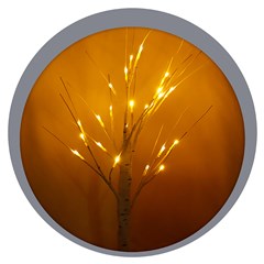 Arvore iluminada 24led bco quente 50cm 127v 8f           cx:024