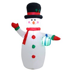 Boneco de neve inflavel 120cm bivolt         cx:002