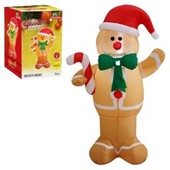 Biscoito inflavel 150cm bivolt               cx:002