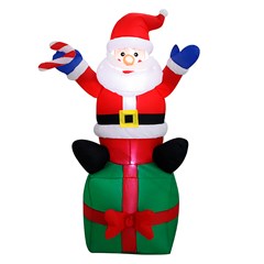 Noel com presente inflavel 180cm bivolt       cx:002