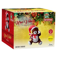 Urso veludo inflavel 240cm bivolt                  cx:001