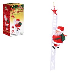 Noel musical na escada 65cm                  cx:024