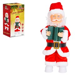 Noel musical com sanfona  8x14x38cm       cx:012