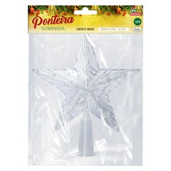 Ponteira iluminada 10led 17x14cm bco frio 127v cx:024