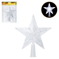Ponteira iluminada 10led 17x14cm bco frio 127v cx:024