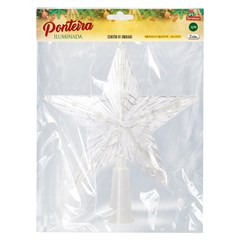Ponteira iluminada 20led 21x23cm bco quente 127v   cx:024