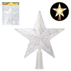 Ponteira iluminada 20led 21x23cm bco quente 127v   cx:024