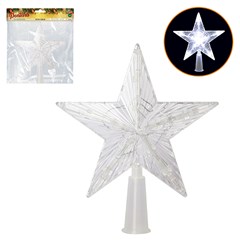 Ponteira iluminada 20led 21x23cm bco frio 127v   cx:024