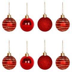 Bola tb imperial 5cm 8pcs vermelho                 cx:024