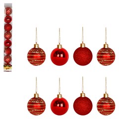 Bola tb imperial 5cm 8pcs vermelho                 cx:024