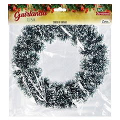 Guirlanda lisa nevada 30cm                   cx:036