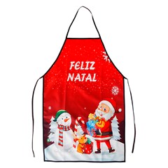 Avental natalino 69x49cm                                 cx:0120