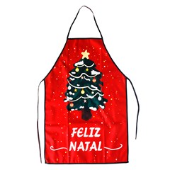 Avental natalino 69x49cm                                 cx:0120