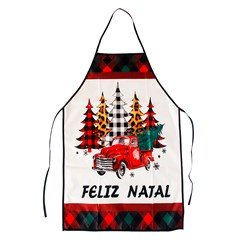 Avental natalino 69x49cm                                 cx:0120