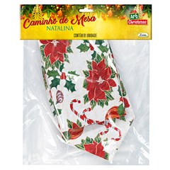 Caminho de mesa encanto  180mx33cm                                 cx:0048