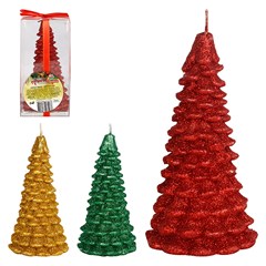Vela 3d arvore 15x7,5cm                             cx:024