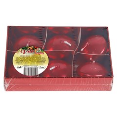 Vela flutuante 4x4cm 6pcs                       cx:048