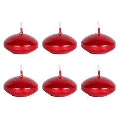 Vela flutuante 4x4cm 6pcs                       cx:048