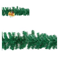 Festao aramado verde 25cmx2,7m 240galhos          cx:0008