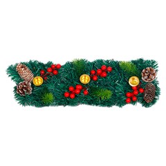 Festao aramado decorado c/castical 15cmx40cm 40 galhos          cx:0024