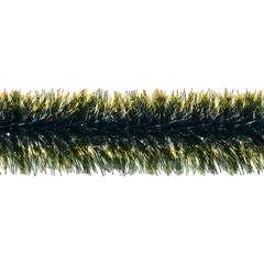 Festao ponta dourada 9cmx2m verde          cx:0050