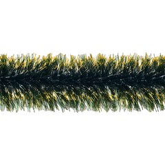 Festao ponta dourada 11cmx2m verde          cx:0050