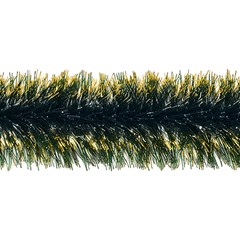 Festao ponta dourada 15cmx2m verde          cx:0050