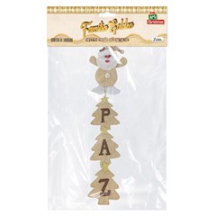 Fam golden enf cordao paz natalino 49x11cm  cx:072