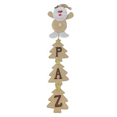 Fam golden enf cordao paz natalino 49x11cm  cx:072