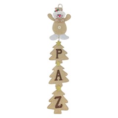Fam golden enf cordao paz natalino 49x11cm  cx:072
