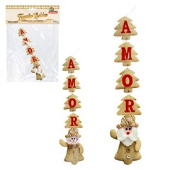 Fam golden enf cordao amor natalino 55x8cm     cx:072